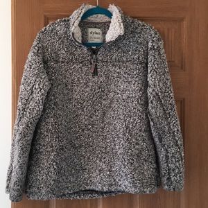 dylan by True Grit Frosty Tipped Pile Pullover